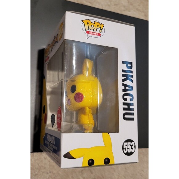Diamond Collection Pikachu Pokemon Funko Pop Gamestop Exclusive #553 - Picture 5 of 8